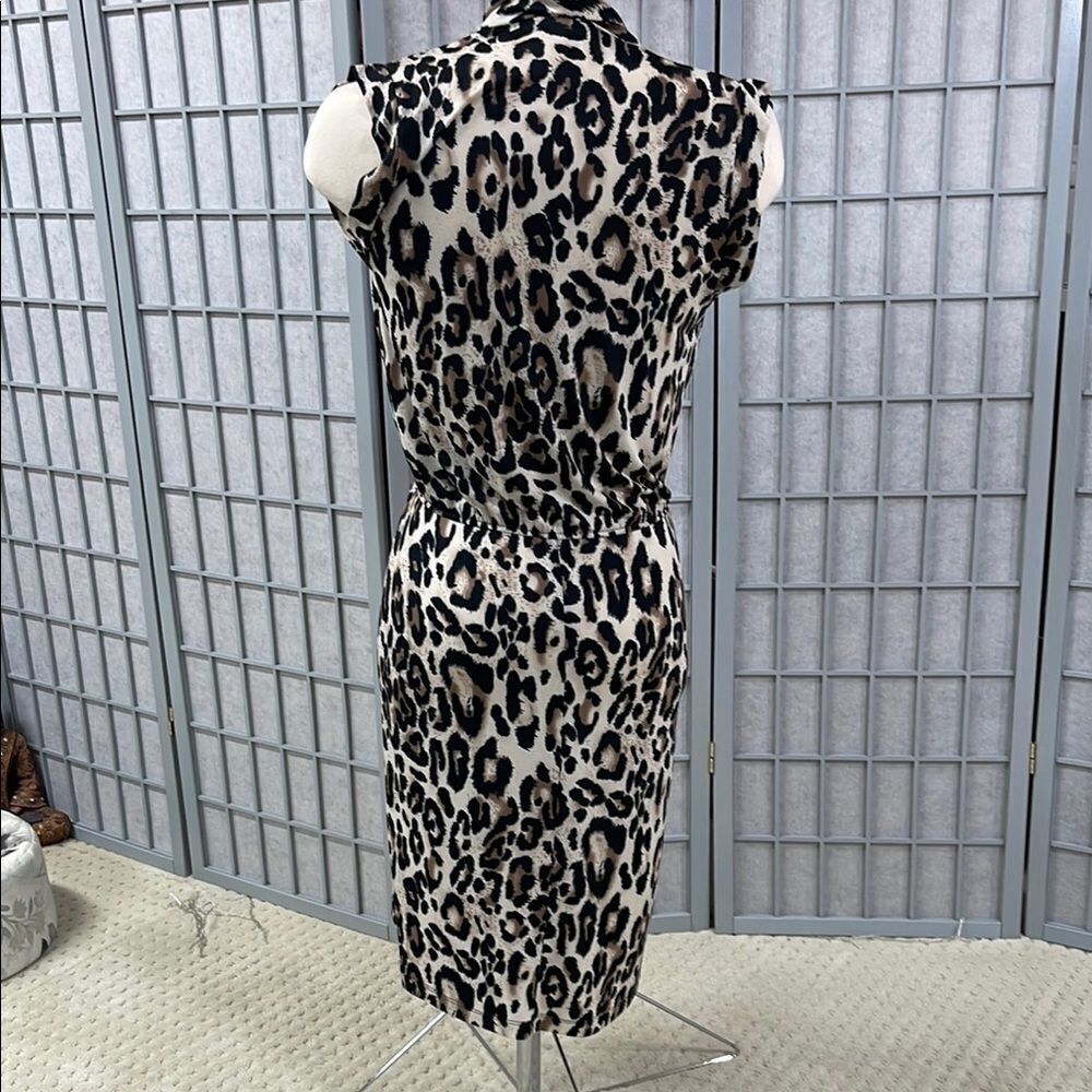 Femme Chic Leopard Print Dress, Size Medium - Picture 3 of 8